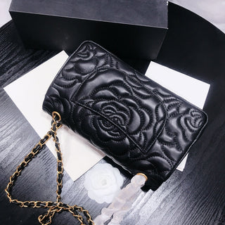 Fashion Flower Print Leather Women's Crossbody Bag Shoulder Bag