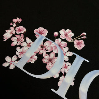 Cherry Blossom Print Short Sleeve T-Shirt