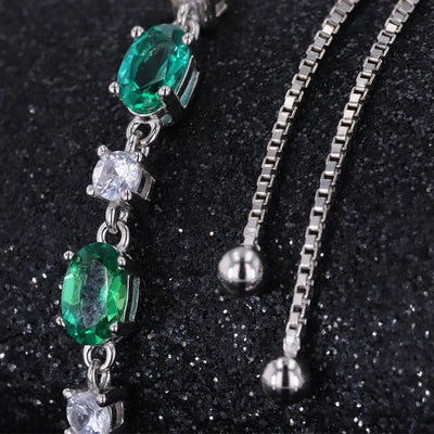 Emerald 3 carat bracelet