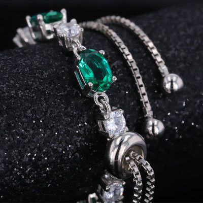 Emerald 3 carat bracelet