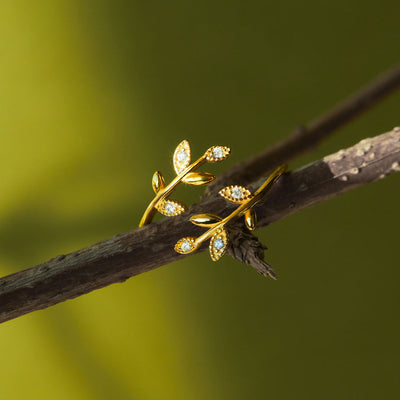 Leaf Ring Silver / Gold